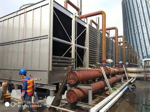圓形冷卻塔布水裝置的安裝,冷卻塔布水盤