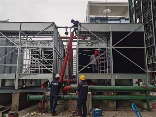 橫流冷卻塔內壁發生堵漏情況如何處理(冷卻塔逆流與