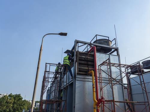 冷卻塔填料會不會變形然后下移位置,冷卻塔填料一立